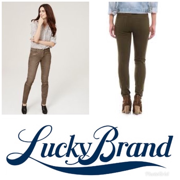 Lucky Brand Pants - Lucky Brand Charlie Skinny Corduroy, Zip Pockets